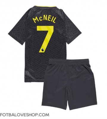 Everton Dwight McNeil #7 Dětské Venkovní Dres 2024-25 Krátký Rukáv (+ trenýrky)
